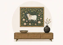 Apartment with Pichwai Paintings | Kessaku Apartment with Pichwai Paintings | Kessaku