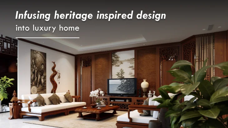 Infusing heritage inspired design into luxury home